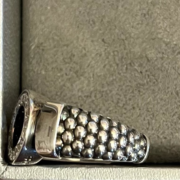 Lagos Silver Diamond Ring - Picture 7 of 9
